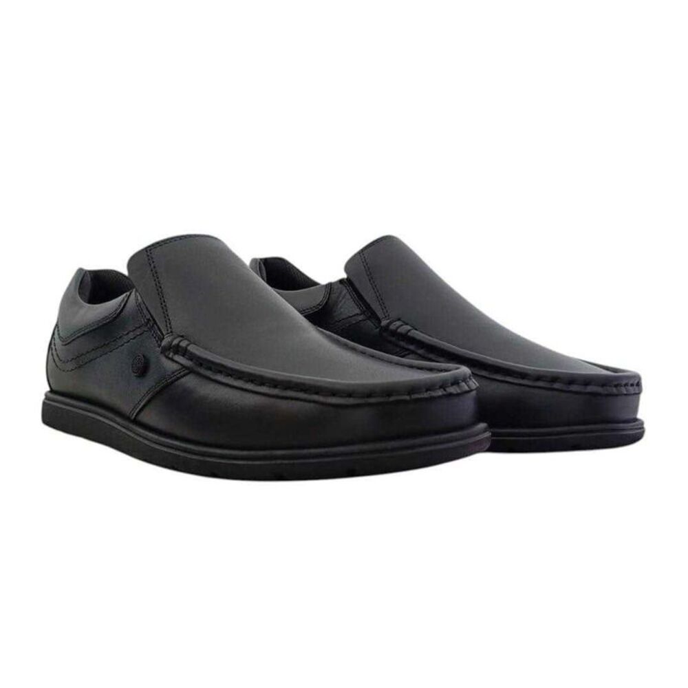 Pretty Green Mens Waltham Flat Loafers / Black